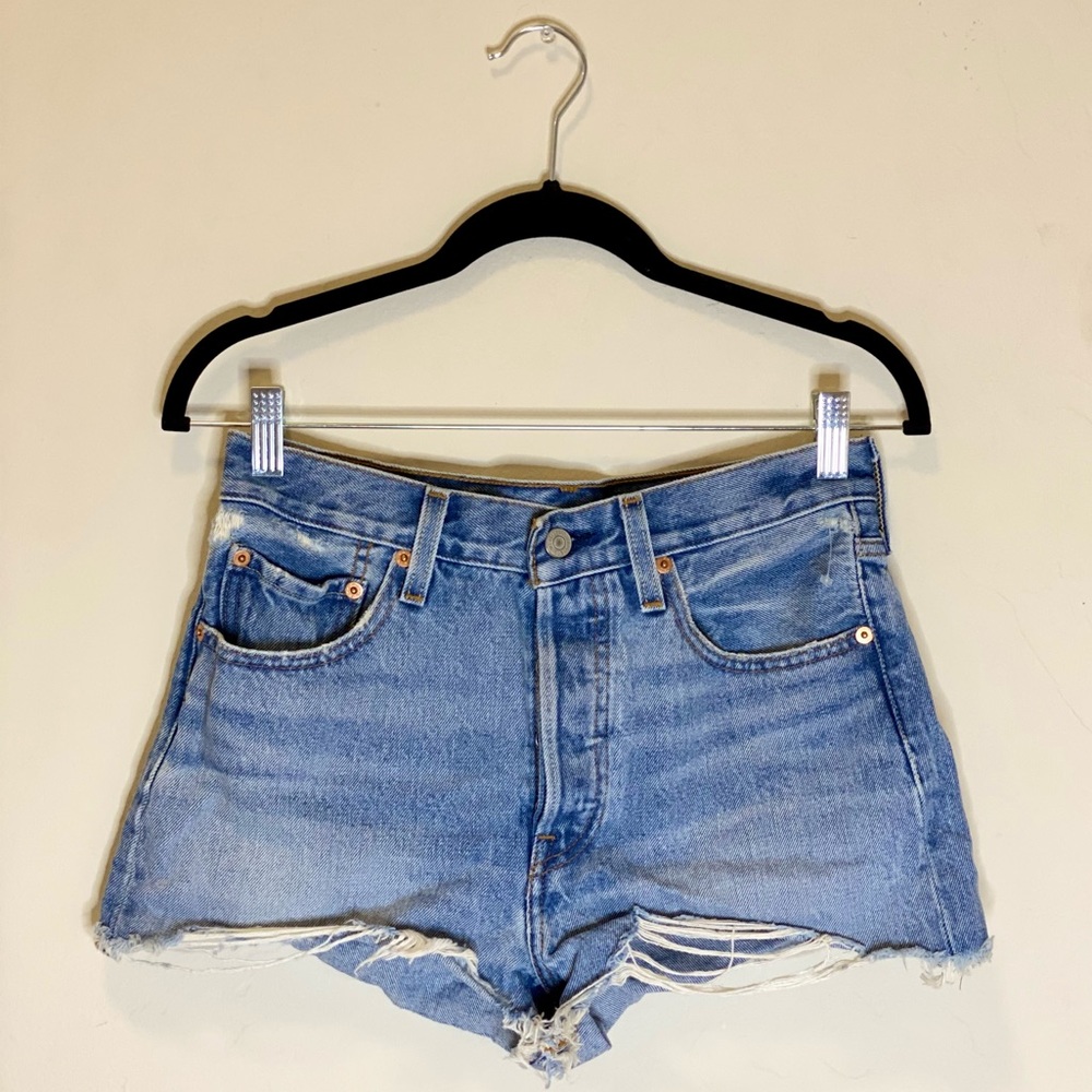 Vintage Levi distressed cutoffs
